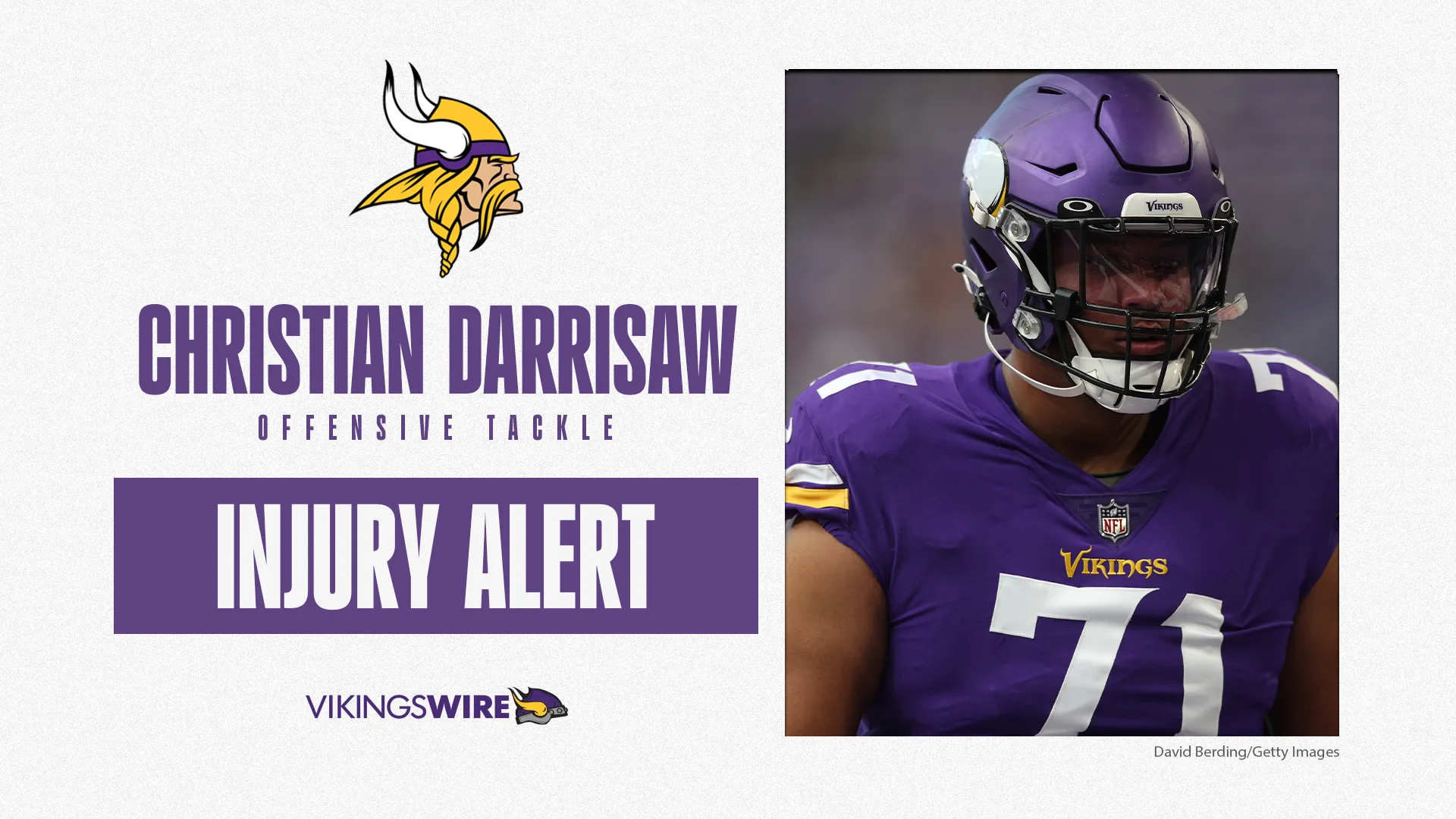 Vikings' Christian Darrisaw Faces Season-Ending Surgery After Devastating Knee Injury