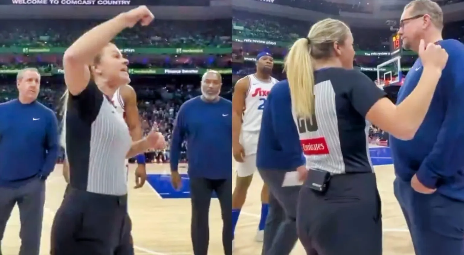 Historic Milestone: Jenna Schroeder and Natalie Sago Make History as First Women to Officiate Major Sports Event