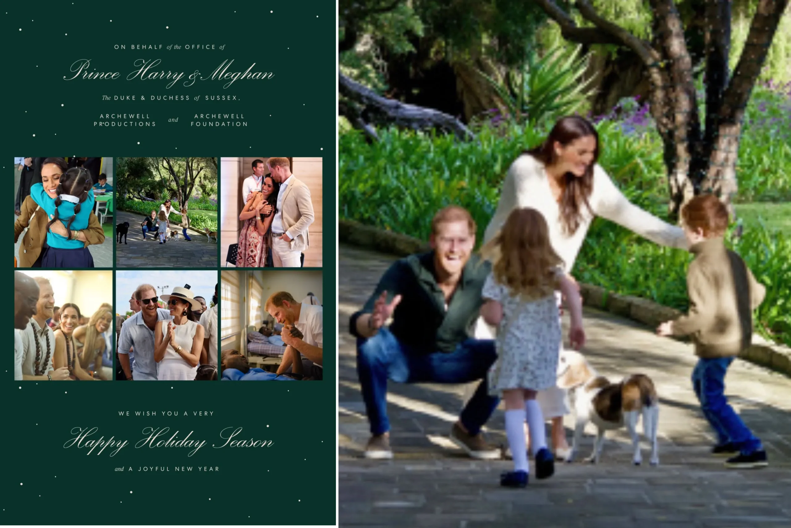 Prince Harry and Meghan Markle's Heartwarming Christmas Card Reveals Rare Family Moments!
