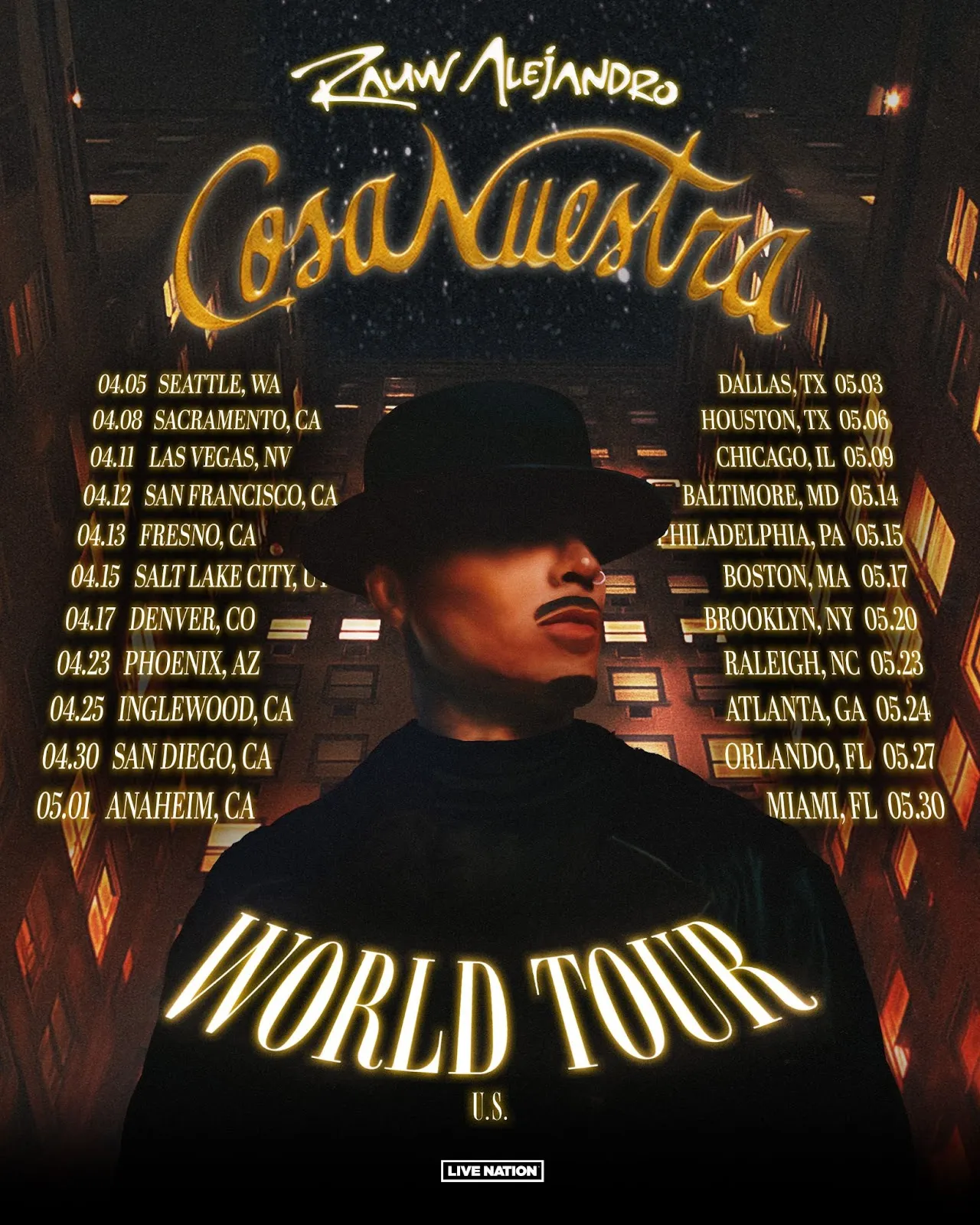 Rauw Alejandro's Tour: The Must-See Concert Experience Taking the U.S. by Storm!