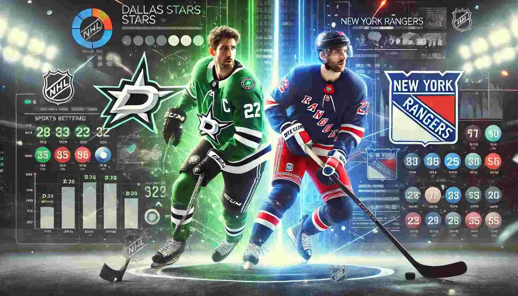 Clash of Titans: Stars and Rangers Battle for NHL Supremacy!