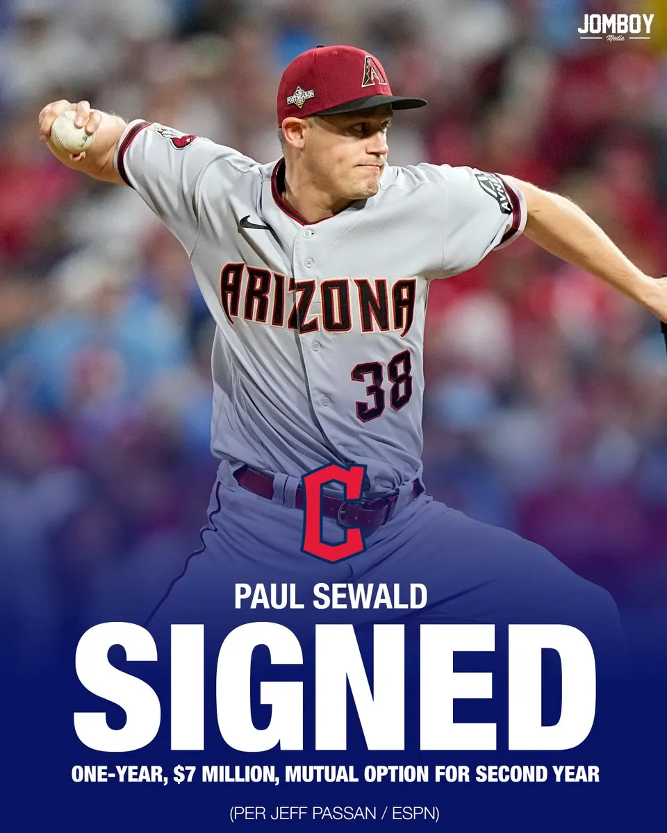 Paul Sewald Joins Guardians: A Game-Changer for the Bullpen!