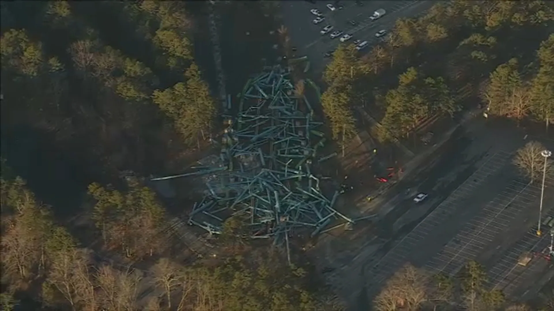 Kingda Ka's Final Descent: The Iconic Roller Coaster Implodes at Six Flags!