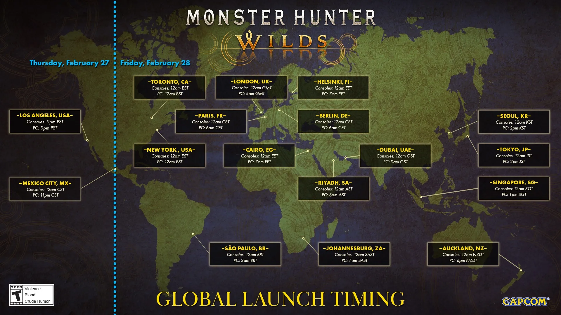 Unlock the Adventure: Monster Hunter Wilds Release Times Revealed!