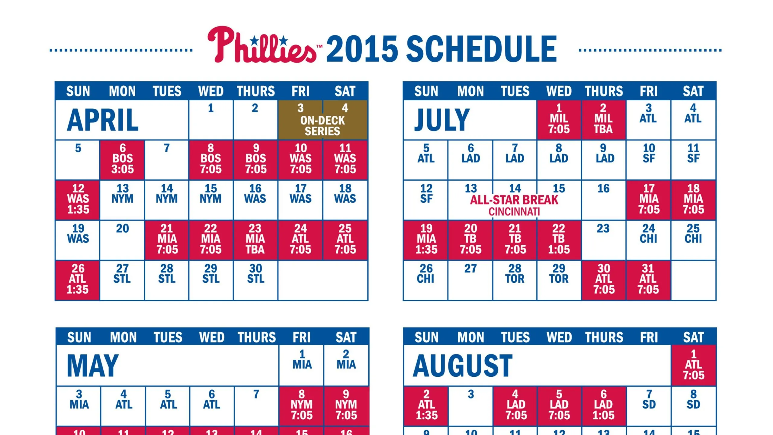 Don't Miss a Game: The Phillies' Must-Watch Schedule Revealed!