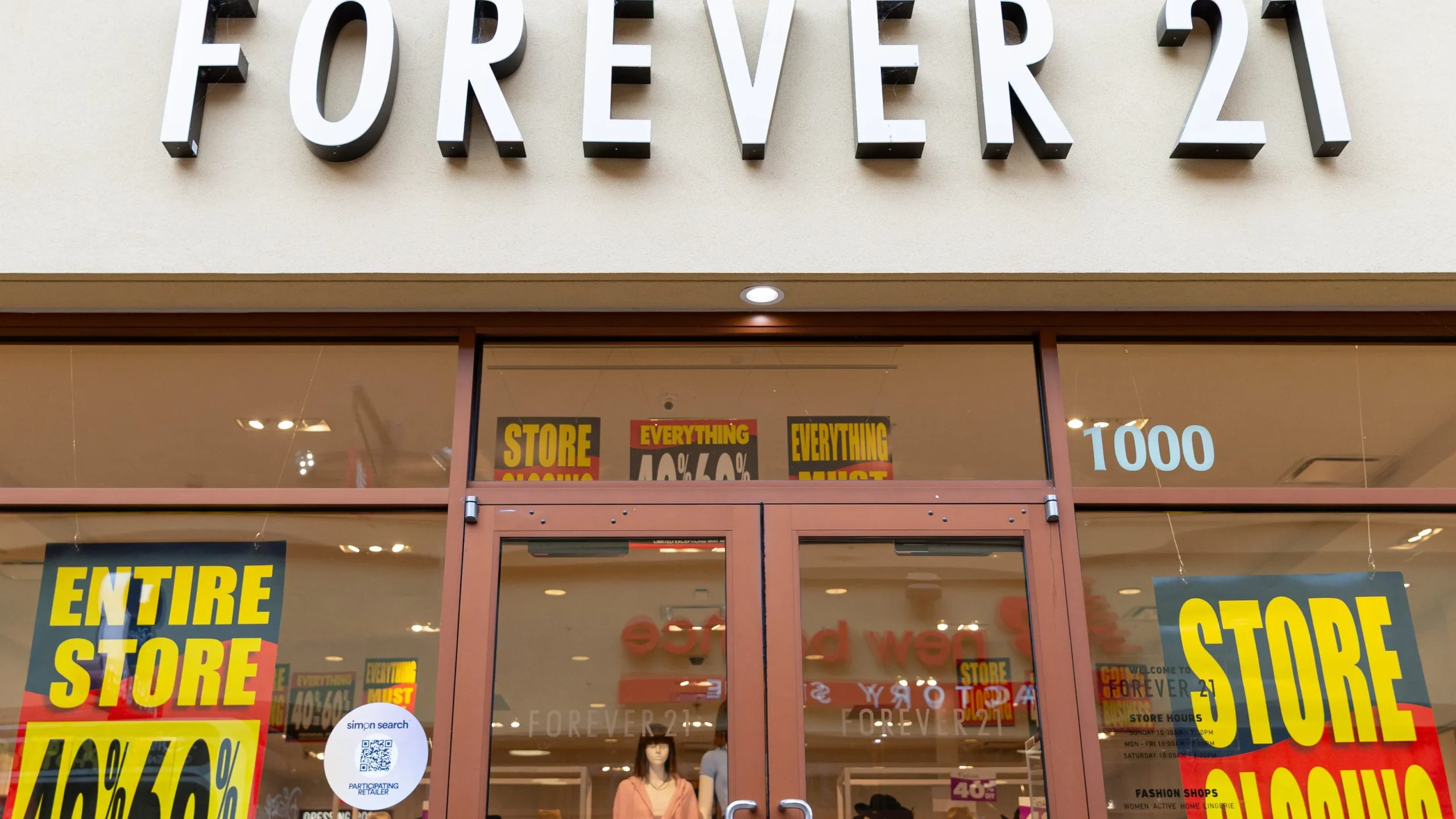 Forever 21's Final Curtain: All U.S. Stores to Close Amid Bankruptcy