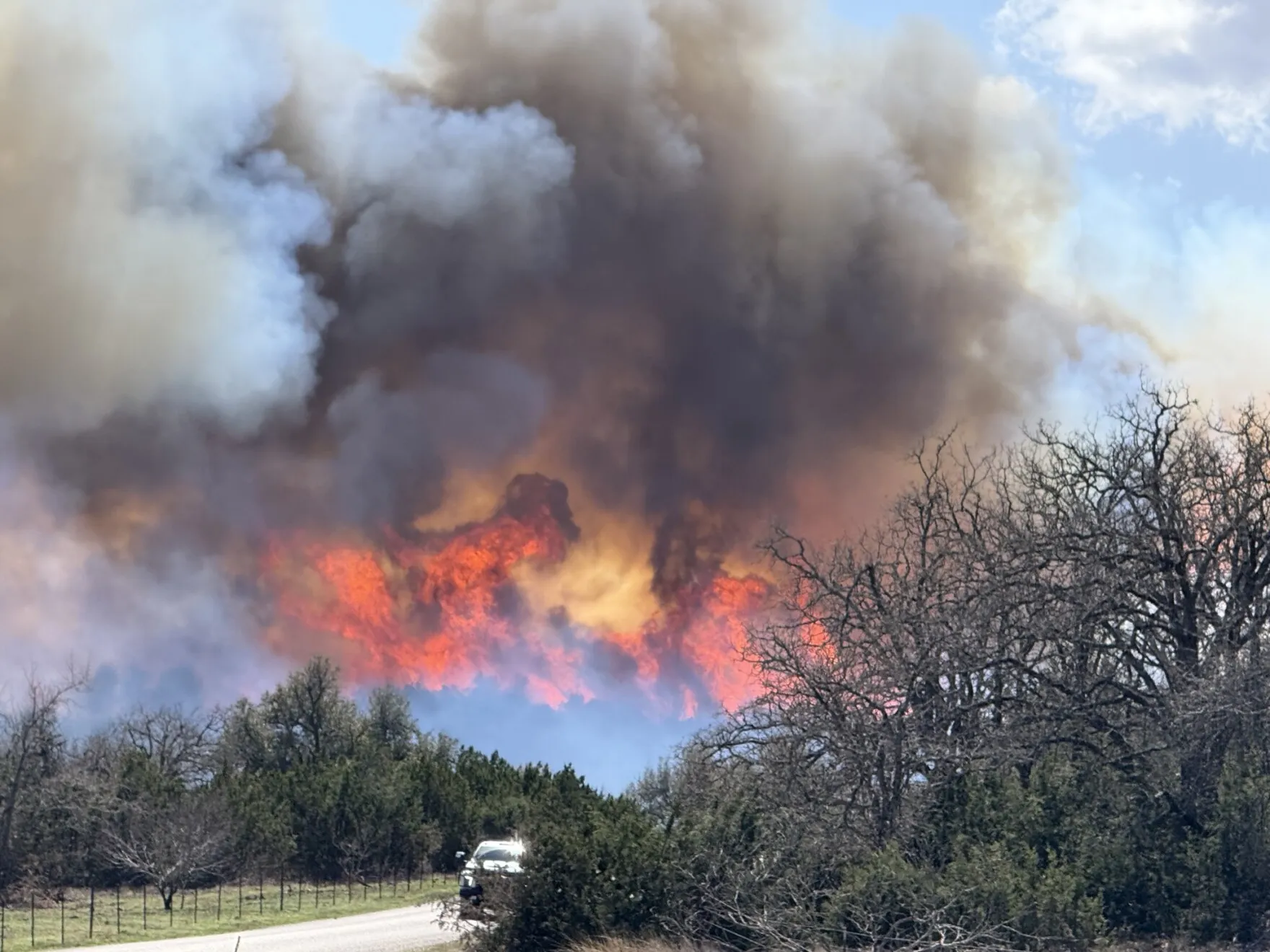 Massive Fredericksburg Fire Rages On: Over 8,600 Acres Burned and Counting!