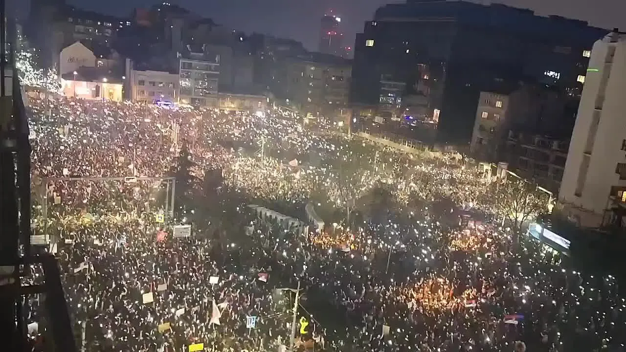 Massive Protests Erupt in Belgrade: Over 325,000 Rally Against Government!