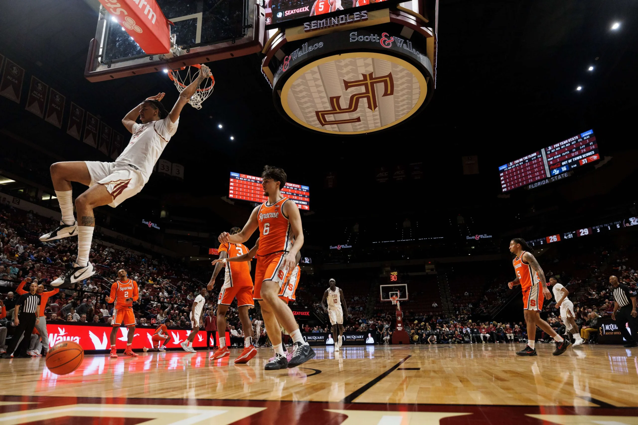 Syracuse Survives Late Scare to Edge Florida State 66-62 in ACC Thriller!