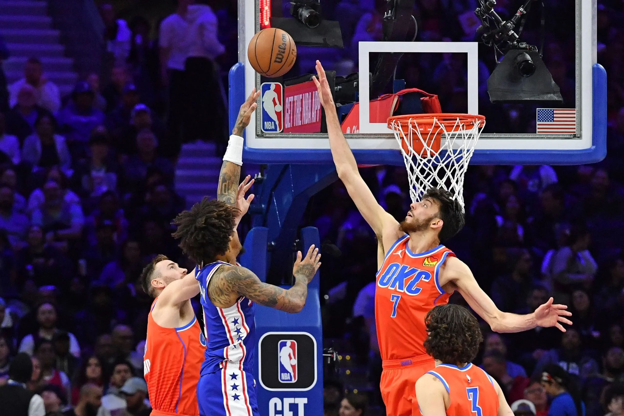 Thunder Storms Past Shorthanded 76ers: A Night of Dominance