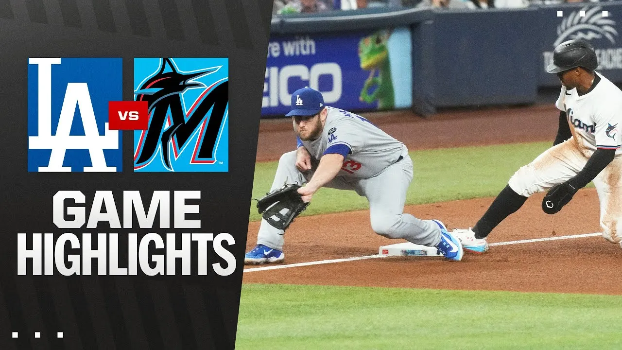 Heart-Stopping Finish: Marlins Stun Dodgers with Dramatic Walk-Off Win!
