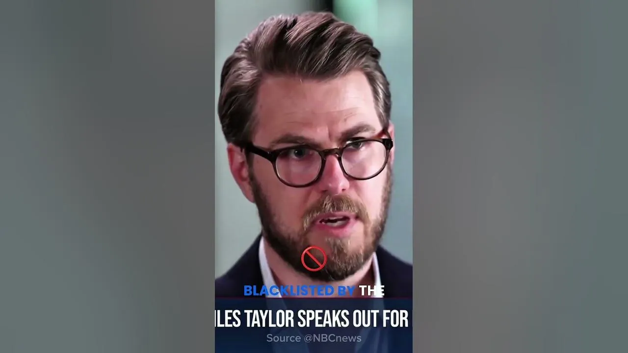 Inside the Mind of Miles Taylor: The Man Who Spoke Out Against Trump