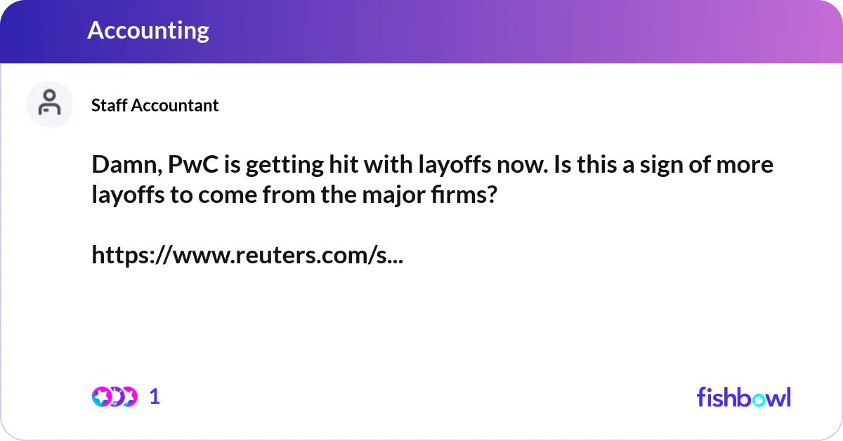PwC Shocks the Industry: 1,500 Jobs Cut in Major Layoff Wave