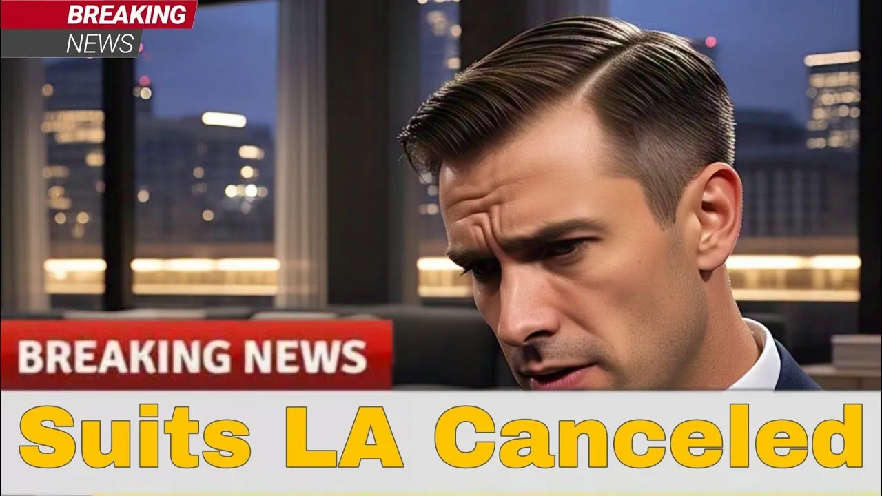 Shockwaves in Hollywood: 'Suits LA' Canceled Just Before Season Finale!