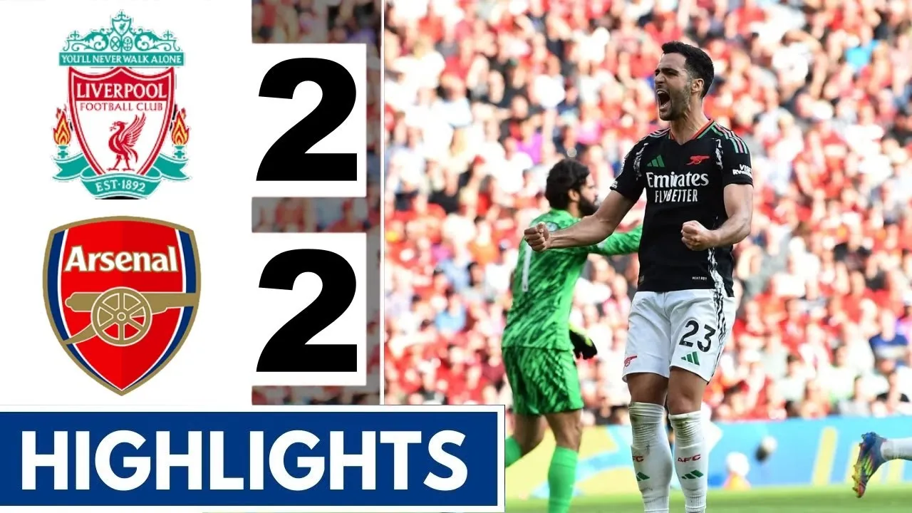Thrilling Showdown: Liverpool and Arsenal Battle to a Dramatic 2-2 Draw at Anfield!