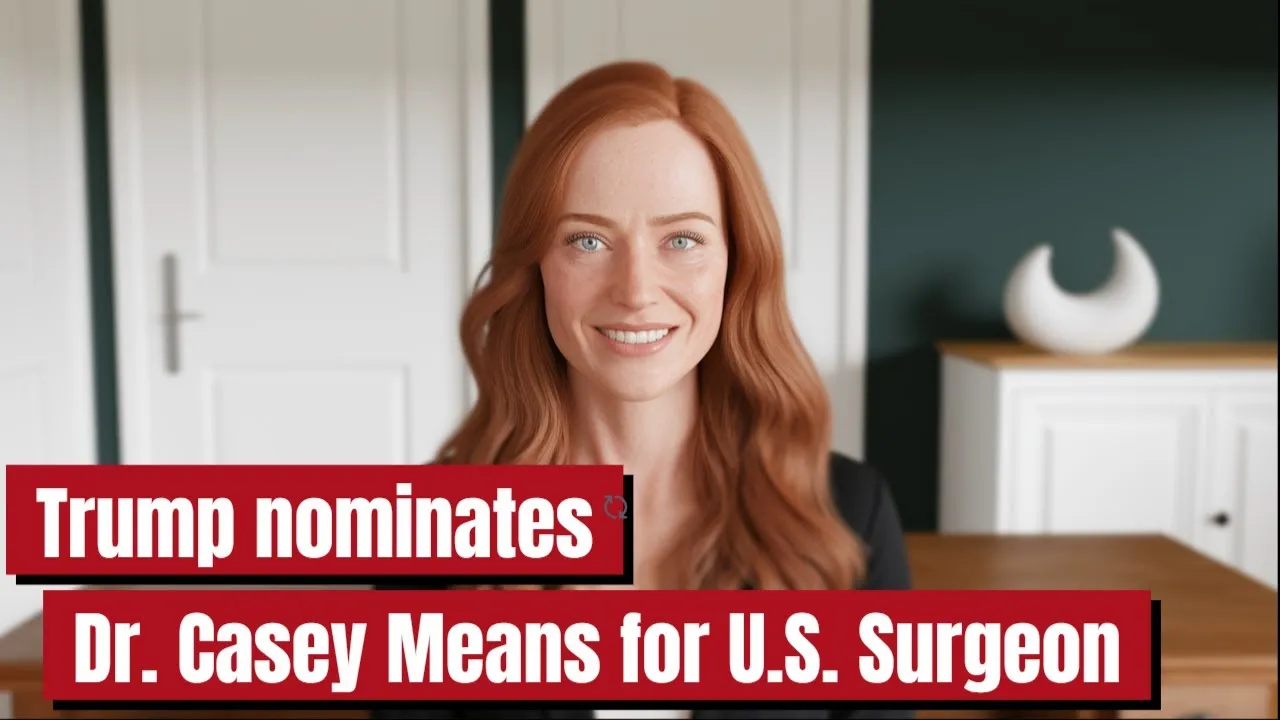 Trump's Bold Move: Casey Means Named New Surgeon General Amid Controversy